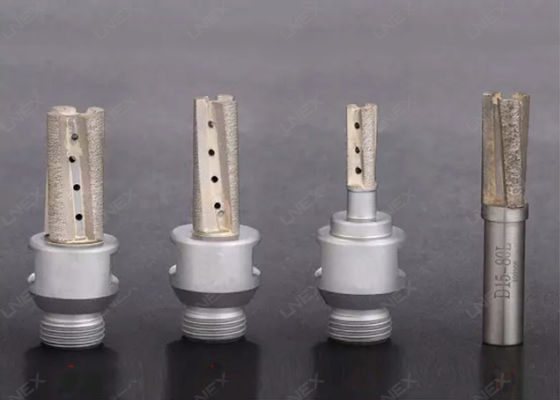 CNC Glass Milling Tools Carbide End Router bits สำหรับ Glass Sintered Stone Customized